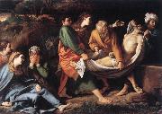 BADALOCCHIO, Sisto The Entombment of Christ hhh oil on canvas